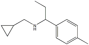 (cyclopropylmethyl)[1-(4-methylphenyl)propyl]amine Struktur