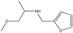 (furan-2-ylmethyl)(1-methoxypropan-2-yl)amine Struktur