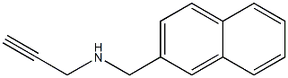 (naphthalen-2-ylmethyl)(prop-2-yn-1-yl)amine Struktur