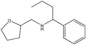 (oxolan-2-ylmethyl)(1-phenylbutyl)amine Struktur