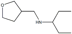 (oxolan-3-ylmethyl)(pentan-3-yl)amine Struktur