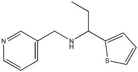 (pyridin-3-ylmethyl)[1-(thiophen-2-yl)propyl]amine Struktur