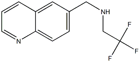 (quinolin-6-ylmethyl)(2,2,2-trifluoroethyl)amine Struktur