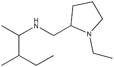 [(1-ethylpyrrolidin-2-yl)methyl](3-methylpentan-2-yl)amine Struktur