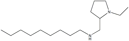 [(1-ethylpyrrolidin-2-yl)methyl](nonyl)amine Struktur