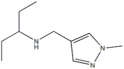 [(1-methyl-1H-pyrazol-4-yl)methyl](pentan-3-yl)amine Struktur