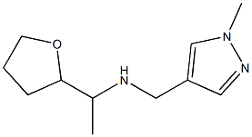 [(1-methyl-1H-pyrazol-4-yl)methyl][1-(oxolan-2-yl)ethyl]amine Struktur