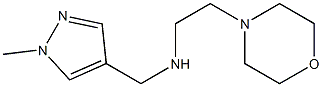 [(1-methyl-1H-pyrazol-4-yl)methyl][2-(morpholin-4-yl)ethyl]amine Struktur