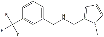 [(1-methyl-1H-pyrrol-2-yl)methyl]({[3-(trifluoromethyl)phenyl]methyl})amine Struktur