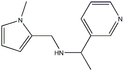 [(1-methyl-1H-pyrrol-2-yl)methyl][1-(pyridin-3-yl)ethyl]amine Struktur