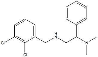 [(2,3-dichlorophenyl)methyl][2-(dimethylamino)-2-phenylethyl]amine Struktur