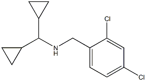 [(2,4-dichlorophenyl)methyl](dicyclopropylmethyl)amine Struktur