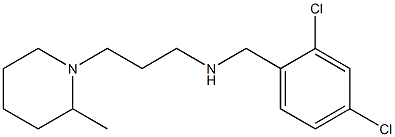 [(2,4-dichlorophenyl)methyl][3-(2-methylpiperidin-1-yl)propyl]amine Struktur