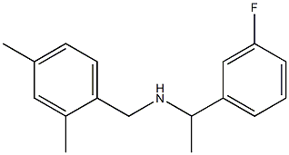 [(2,4-dimethylphenyl)methyl][1-(3-fluorophenyl)ethyl]amine Struktur