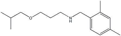 [(2,4-dimethylphenyl)methyl][3-(2-methylpropoxy)propyl]amine Struktur