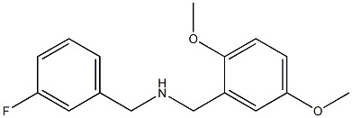 [(2,5-dimethoxyphenyl)methyl][(3-fluorophenyl)methyl]amine Struktur