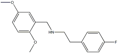 [(2,5-dimethoxyphenyl)methyl][2-(4-fluorophenyl)ethyl]amine Struktur