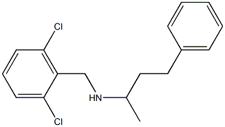 [(2,6-dichlorophenyl)methyl](4-phenylbutan-2-yl)amine Struktur