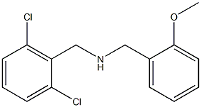 [(2,6-dichlorophenyl)methyl][(2-methoxyphenyl)methyl]amine Struktur