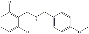 [(2,6-dichlorophenyl)methyl][(4-methoxyphenyl)methyl]amine Struktur