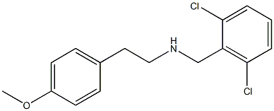 [(2,6-dichlorophenyl)methyl][2-(4-methoxyphenyl)ethyl]amine Struktur