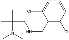 [(2,6-dichlorophenyl)methyl][2-(dimethylamino)-2-methylpropyl]amine Struktur