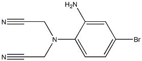 [(2-amino-4-bromophenyl)(cyanomethyl)amino]acetonitrile Struktur