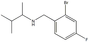 [(2-bromo-4-fluorophenyl)methyl](3-methylbutan-2-yl)amine Struktur