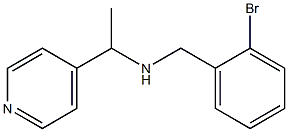 [(2-bromophenyl)methyl][1-(pyridin-4-yl)ethyl]amine Struktur