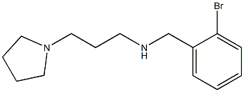 [(2-bromophenyl)methyl][3-(pyrrolidin-1-yl)propyl]amine Struktur