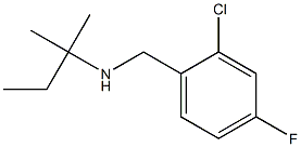 [(2-chloro-4-fluorophenyl)methyl](2-methylbutan-2-yl)amine Struktur