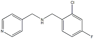 [(2-chloro-4-fluorophenyl)methyl](pyridin-4-ylmethyl)amine Struktur