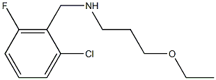 [(2-chloro-6-fluorophenyl)methyl](3-ethoxypropyl)amine Struktur