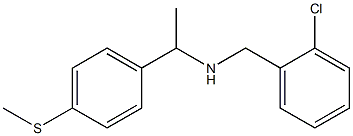 [(2-chlorophenyl)methyl]({1-[4-(methylsulfanyl)phenyl]ethyl})amine Struktur