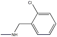 [(2-chlorophenyl)methyl](methyl)amine Struktur