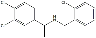 [(2-chlorophenyl)methyl][1-(3,4-dichlorophenyl)ethyl]amine Struktur