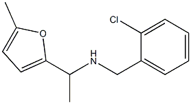 [(2-chlorophenyl)methyl][1-(5-methylfuran-2-yl)ethyl]amine Struktur