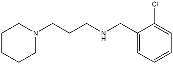 [(2-chlorophenyl)methyl][3-(piperidin-1-yl)propyl]amine Struktur