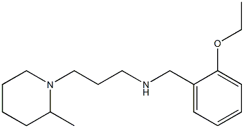 [(2-ethoxyphenyl)methyl][3-(2-methylpiperidin-1-yl)propyl]amine Struktur