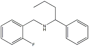 [(2-fluorophenyl)methyl](1-phenylbutyl)amine Struktur