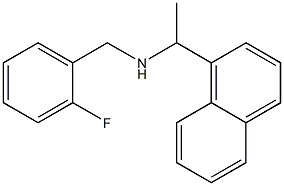 [(2-fluorophenyl)methyl][1-(naphthalen-1-yl)ethyl]amine Struktur