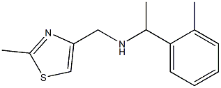 [(2-methyl-1,3-thiazol-4-yl)methyl][1-(2-methylphenyl)ethyl]amine Struktur