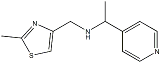 [(2-methyl-1,3-thiazol-4-yl)methyl][1-(pyridin-4-yl)ethyl]amine Struktur