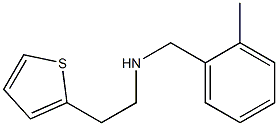 [(2-methylphenyl)methyl][2-(thiophen-2-yl)ethyl]amine Struktur