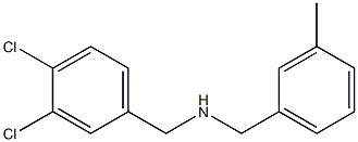 [(3,4-dichlorophenyl)methyl][(3-methylphenyl)methyl]amine Struktur