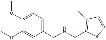 [(3,4-dimethoxyphenyl)methyl][(3-methylthiophen-2-yl)methyl]amine Struktur