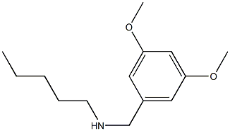 [(3,5-dimethoxyphenyl)methyl](pentyl)amine Struktur