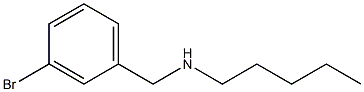 [(3-bromophenyl)methyl](pentyl)amine Struktur