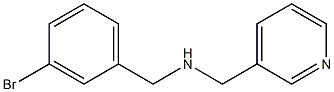 [(3-bromophenyl)methyl](pyridin-3-ylmethyl)amine Struktur