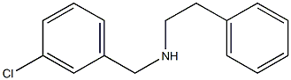 [(3-chlorophenyl)methyl](2-phenylethyl)amine Struktur